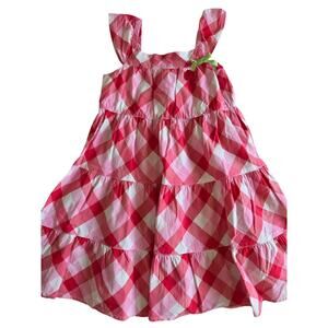 Gymboree Very Cherry Gingham Tiered Dress